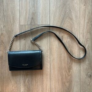 Kate Spade Black Leather Crossbody Bag